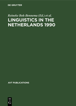 Hardcover Linguistics in the Netherlands 1990 Book