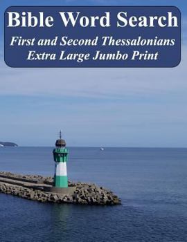 Paperback Bible Word Search First and Second Thessalonians: King James Version Extra Large Jumbo Print Book