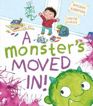 Paperback A Monster's Moved In! Book