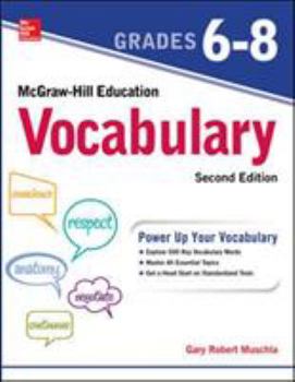 Paperback McGraw-Hill Education Vocabulary Grades 6-8, Second Edition Book