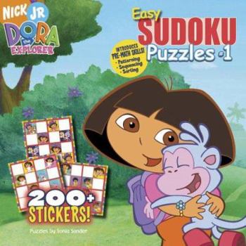Paperback Easy Sudoku Puzzles 1 (Dora the Explorer) Book