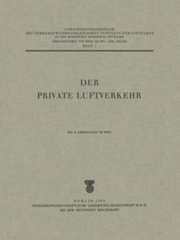 Paperback Der Private Luftverkehr [German] Book
