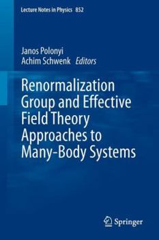 Paperback Renormalization Group and Effective Field Theory Approaches to Many-Body Systems Book