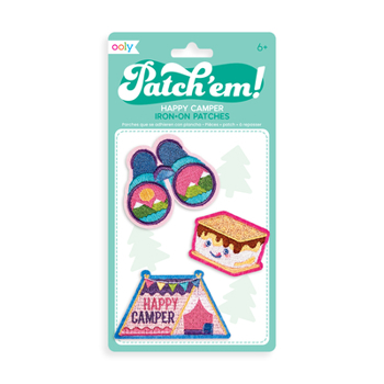 Unknown Binding Patch Em Iron on Patch - Happy Book