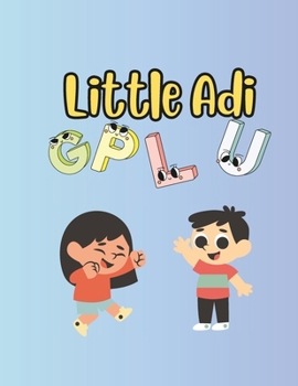 Paperback Little Adi: Alphabet and numbers Book