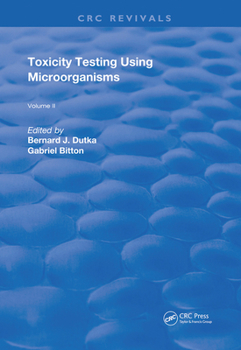 Paperback Toxicity Testing Using Microorganisms Book
