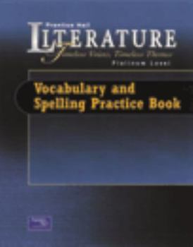 Paperback Prentice Hall Wag/Lit Vocabulary & Spelling Practice Book Grade 12 First Edition Book