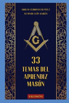 Paperback 33 Temas del Aprendiz Masón [Spanish] Book