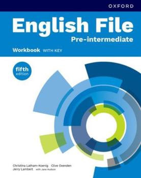 Paperback English file 5th edition pre-intermediate; workbook with key Book