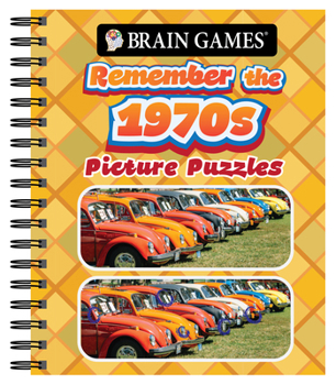 Spiral-bound Brain Games - Picture Puzzles: Remember the 1970s Book