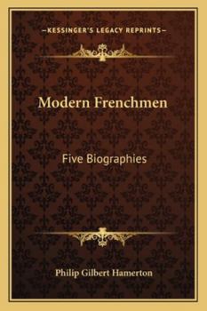 Paperback Modern Frenchmen: Five Biographies Book