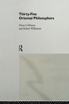 Paperback Thirty-Five Oriental Philosophers Book