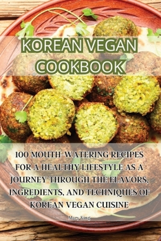 Paperback Korean Vegan Cookbook Book