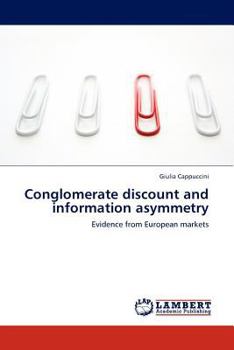 Paperback Conglomerate discount and information asymmetry Book