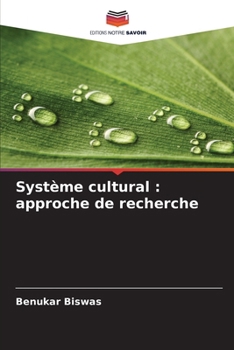 Paperback Système cultural: approche de recherche [French] Book