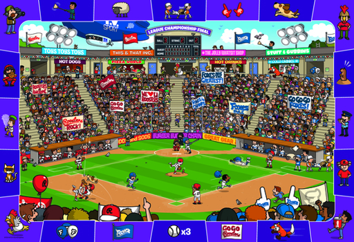 Misc. Baseball-Spot & Find 100-Piece Puzzle Book