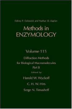 Hardcover Diffraction Methods for Biological Macromolecules, Part B: Volume 115 Book
