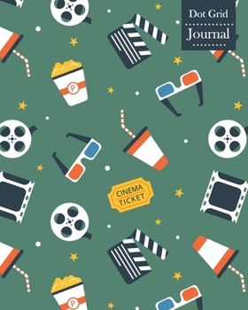 Paperback Dot Grid Journal: Notebook Planner with Unique Cinema Themed Cover Design Book
