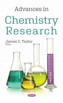 Hardcover Advances in Chemistry Research (Advances in Chemistry Research, 71) Book