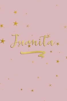 Paperback Juanita: Personalized Journal to Write In - Rose Gold Line Journal Book