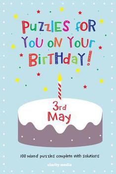 Paperback Puzzles for you on your Birthday - 3rd May Book