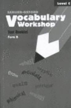Paperback Vocabulary Workshop Test Booklets, Level C, Form B Book