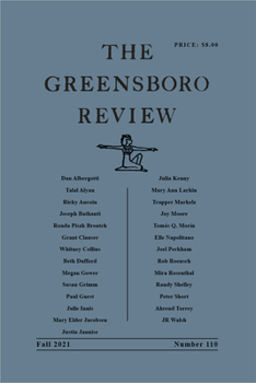 Paperback The Greensboro Review: Number 110, Fall 2021 Book