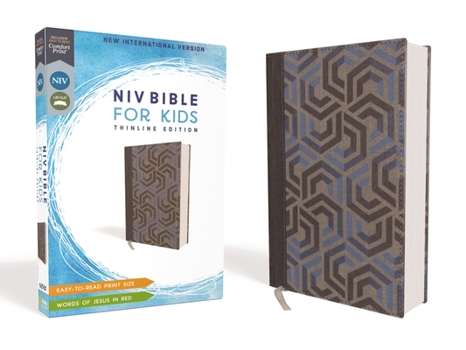 Hardcover Niv, Bible for Kids, Cloth Over Board, Blue, Red Letter, Comfort Print: Thinline Edition Book
