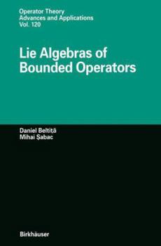 Paperback Lie Algebras of Bounded Operators Book