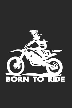 Born to ride: 6x9 Motorbikes | grid | squared paper | notebook | notes