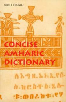 Paperback Concise Amharic Dictionary Book