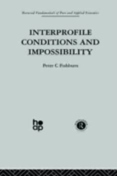 Hardcover Interprofile Conditions and Impossibility Book