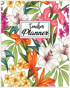 Paperback Teacher Planner: Lesson Planner 2020 for Teachers With Daily, Weekly and Monthly Lesson Planner. Book