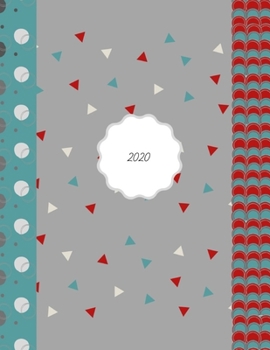 Paperback 2020: large scheduler study planner homework book for the year 2020 I monthly calendar and weekly calendar on two pages I Book