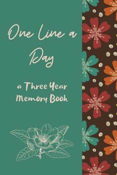 One Line A Day: Retro Bold Ultimate Prompt 3 Year Journal One Line A Day Memory Lined Notebook. This is a 6X9 375 Page Diary To Jot Daily Memories In. Makes A Great Birthday, Anniversary or Just Becau