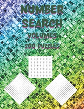 Paperback Number Search Volume 3: 200 Puzzles to Challenge Your Brain and Bust Boredom Book