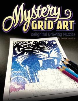 Paperback Mystery Grid Art: Delightful Drawing Puzzles Book