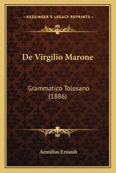 Paperback De Virgilio Marone: Grammatico Tolosano (1886) [Latin] Book