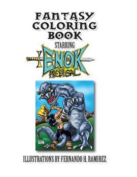 Paperback Fantasy Coloring Book Starring Enok The Prodigal Book