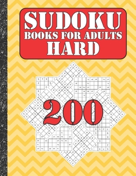Sudoku books for adults hard: 200 Sudokus from hard with solutions for adults Gifts Sudoku hard book Watermelon Lover adults ,kids