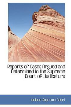 Paperback Reports of Cases Argued and Determined in the Supreme Court of Judicature Book