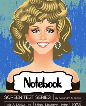 Paperback Notebook: Olivia Newton-John English-Australian Singer, Songwriter Single You're the One That I Want Greatest Hit, Large Noteboo Book