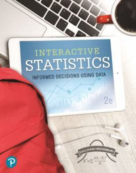 Printed Access Code Mylab Statistics Access Code for Interactive Statistics: Informed Decisions Using Data Book