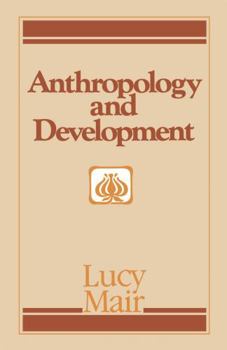 Paperback Anthropology and Development Book