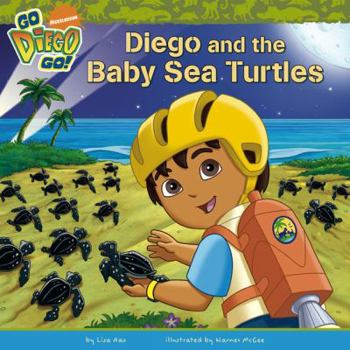 Paperback Diego and the Baby Sea Turtles ("Go Diego Go!") Book