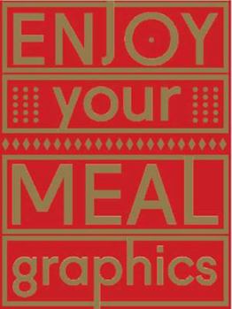 Hardcover Enjoy your Meal Graphics Book