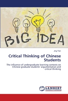 Paperback Critical Thinking of Chinese Students Book