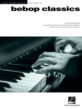 Paperback Bebop Classics: Jazz Piano Solos Series Volume 52 Book