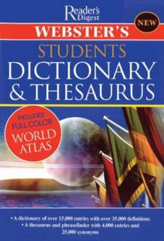 Hardcover Webster's Student Dictionary & Thesaurus Book