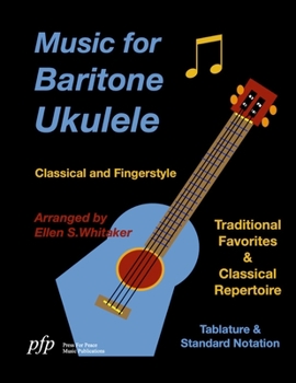 Paperback Music for Baritone Ukulele: Classical and Fingerstyle Book